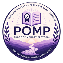 POMP logo — Proof of Memory Protocol